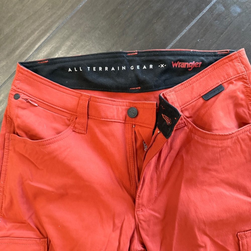 All Terrain Gear by Wrangler burnt orange Cargo Pants size 8 - Picture 3 of 13